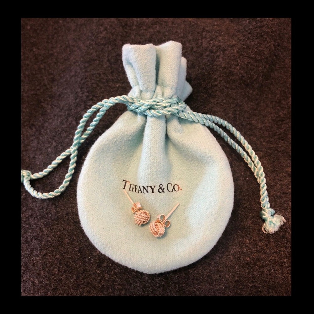 Tiffany love knot earrings